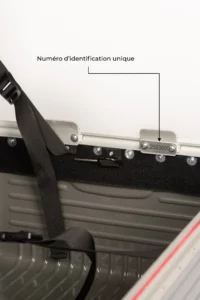 Eliteshell valise grande taille numero identification