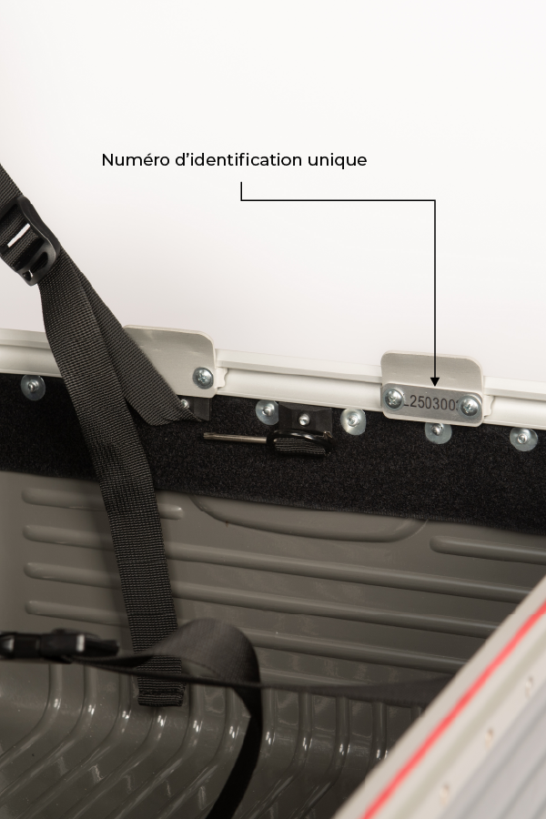 Eliteshell valise grande taille numero identification