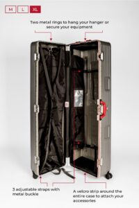 Interior eliteshell large suitcase